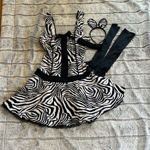 Zebra Print “Wild Thing” Costume